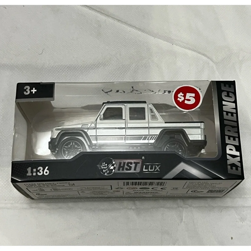 Mercedes-Benz G-Class G63 AMG G Wagon 1:36 Diecast SUV HST Lux White 4x4 Model